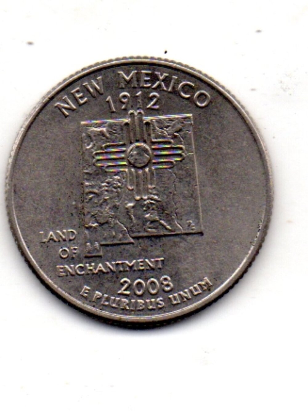 2008 New Mexico State Quarter - Near fine